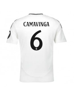 Real Madrid Eduardo Camavinga #6 Replika Hemmakläder 2024-25 Kortärmad